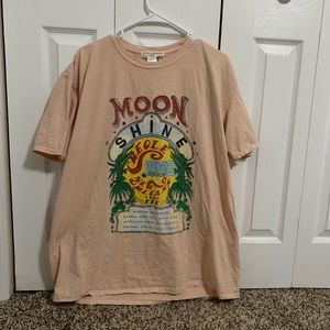 Oversized moonshine tee